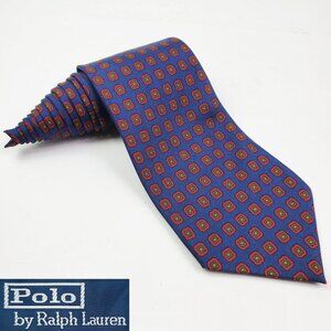 Polo Ralph Lauren Vintage Neck Tie Silk Made USA Geometric Men's 57"
